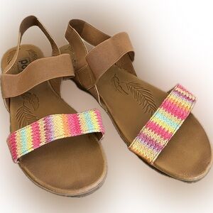 Boho Elastic Strap Sandals